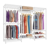 4 rakke Garment Rak Wit